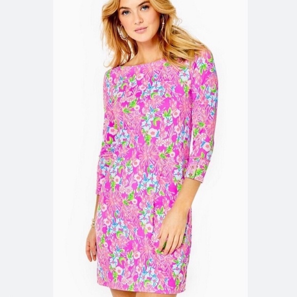 Lilly Pulitzer Dresses & Skirts - Lilly Pulitzer Pink Sophie Sheath Dress XS